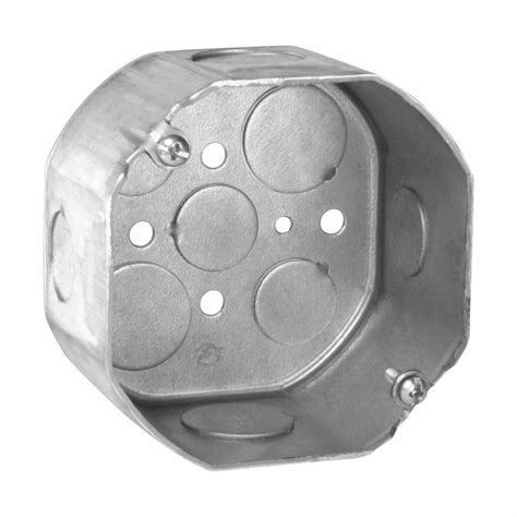 metal octagon cut in box|octagon outlet box with receptacle.